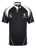 Live For Rugby Men's Rampant Lion Breathable Rugby Shirt Large Navy