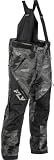 Fly Racing SNX Pro Winter Bibs – Men’s Waterproof, Windproof Snowmobile Shell with Removable Liner for Cold Weather Riding Black