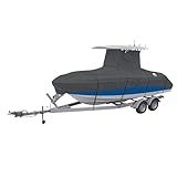 Classic Accessories StormPro Heavy-Duty T-Top Boat Cover, Fits Boats 22 ft - 24 ft Long x 116 in Wide