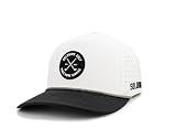 Golf Hat for Men - Golf Snapback - Fun Hat for Golfing - Rope Golf Hat for Men and Women - Make More Birdies (US, Alpha, Medium, Large, Chalkstone)