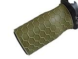 Universal Tactical Rubber Rifle Grip Sleeve Ergonomic Non Slip Hex Grip Glove Durable Handle