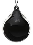 Aqua Training 190 lb. Punching Bag, 21" Water Filled Teardrop Shape for Boxers of All Skill Levels, Vinyl Construction, Ceiling Mount or Stand Compatible, UV Resistant, Black Eye – 2020136387