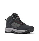 Columbia Mens Transverse Waterproof Hiking Boot, Black/Mountain Red, 11