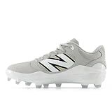 New Balance Men's Fresh Foam 3000 V7 Molded Baseball Shoe, Raincloud/White, 10 M