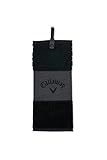 Callaway TW CG Trifold Towel BLK 23,Black, Small