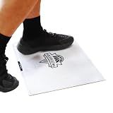 HIGHRAZON Courtside Basketball Sticky Mat,Includes 40 Sticky Sheets Non-Slip Sticky Shoe Mat for Basketball Court Shoe Grip,Courtside Shoe Grip Traction Mat,Improves Traction and Cleans Dust,Dirt