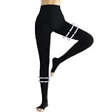 beister Compression Leggings, Medical 20-30 mmHg Open Toe Waist-High Tights