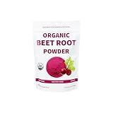 Chérie Sweet Heart Organic Beet Root Powder – Raw, Non-GMO, 1 LB – Natural Energy Boost, Supports Circulation, Detox, & Heart Health – Vegan, Gluten-Free