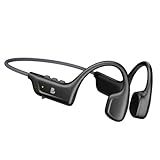 Bayhanc Bone Conduction Headphones, Open Ear Bluetooth Headphones, IPX6 Sweat Resistant, Bluetooth V5.4, 8H Playtime, Comfortable Fit Wireless Earbuds for Running, Gym, Cycling, Outdoor, Black