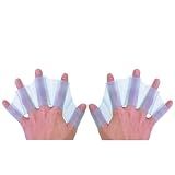 KDDOM 1 Pair Silicone Swimming Hand Webbed Silicone Swim Gear Fins Hand Webbed Flippers for Snorkeling