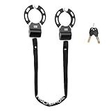 ROCKBROS Bike Lock Scooter Lock 23.4-Inch Heavy Duty Anti-Theft Chain Lock with Key E-Bikes Accessories