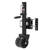 TOWKING 2000 lbs Upgraded Boat Trailer Jack, 10" Lift, Bolt On Trailer Jack for RV, Boat and More, Black