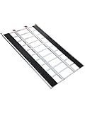GarveeTech Snowmobile Loading Ramp, 1500Lbs Aluminum Tri-Fold Ramps with Ski Guides for Snowmobile, 85" x 54" Foldable Ramp with Straps for ATV, UTV, Lawn Tractor, Motorcycle, Truck & Trailer