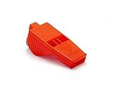 ACME Genuine BPA Free Plastic Tornado Pealess Airfast™ Whistle No 623. Small, high-pitched 117dBA. Weatherproof Versatile. Indoor Sports, Swimming, Safety (Day Glow Orange)
