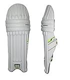 SS Cricket Match Premium Batting Leg Guards - Men's Size, (White Color)