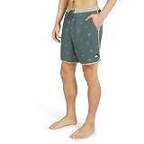Quiksilver Men's Swimwear Regular Fit Stretchable Comfort Liner Swim Trunks, Graphic Design - Urban Chick, Medium