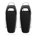 MISSION Boat Gear Heavy Duty Sentry Boat Fenders for Docking, 2 Pack, Black