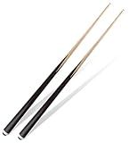 JEPNJPU Pool Cue Sticks 36inch 42inch 48inch 52inch 58inch Set of 2 or 4,Pool Cue with 13mm Leather Tip for Adults, Beginners,2-Piece Design，(14oz to 20oz Weight Options)