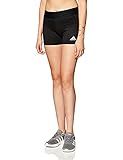 adidas Women's Alphaskin Volleyball 4-Inch Short Tights Black/White S5