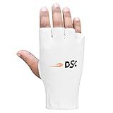 DSC Attitude Fingerless Cricket Batting Inner Glove (Colour: White, Size: Youth) | Closure Type: Elasticated Wristband | for Both-Hand Batsman | Cricket Inner Glove