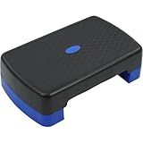 Fitvids 18" Workout Aerobic Stepper Step Platform with 2 Risers, Multiple Colors