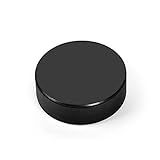 AceFox Official Ice Hockey Pucks - 6-Pack Black Training Pucks for Practice - Regulation Size (3" Diameter, 1" Thickness, 6oz Weight)
