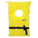 SEACHOICE 86020 Life Vest, Type II Personal Flotation Device â€“ Yellow â€“ Adult