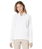 adidas Women's Ultimate365 Textured Jacket, White, Large