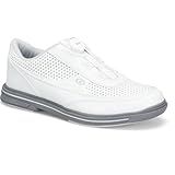 Dexter Mens Turbo Boa Bowling Shoes - White 11 1/2 (for Right or Left Handed Bowlers- Universal Slide Soles on Both Shoes)