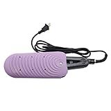 Heat Insulating Silicone Mat Pouch for Hair Styling Tools, Curling & Flat Irons Anti-Slip Travel Cover, Small Portable Straightener Pad for Curler Wands Storage, Hot Waver (Purple)