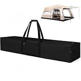 COOLBEBE 83" x 16" x 12" Extra Large Tent Storage Bag - 260L, Black