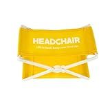 HeadChair™ – Vintage Beach Lounger Headrest | Compact Folding Beach Pillow (Sundaze)