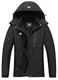 MOERDENG Women's Waterproof Ski Jacket Warm Winter Coat Hooded Snowboarding Jacket Snow Coat