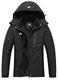 MOERDENG Women's Waterproof Ski Jacket Warm Winter Coat Hooded Snowboarding Jacket Snow Coat