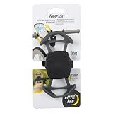 Nite Ize Wraptor Rotating Smartphone Bar Mount - Universal Cell Phone Holder for Bikes, Carts & Strollers - 360-Degree Rotation - Secure Hold on Rough Terrain - Handlebar & Stem Mount
