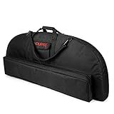 LWANO Compound Bow Case Soft Light-Weight Bow Bag with Arrow Pocket and Backpack Straps