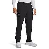 Under Armour Men's Hockey Warm Up Pants, (001) Black / / White, Medium