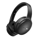 Bose QuietComfort Headphones - Wireless Bluetooth Headphones, Active Over Ear Noise Cancelling and Mic, USB-C Charging, Deep Bass, Up to 24 Hours of Playtime, Black