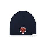 FOCO Chicago Bears NFL Basic Primary Logo Skull Beanie - Navy