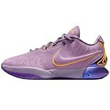 Lebron XXI Basketball Shoes (FV2345-500, Violet Dust/Purple Cosmos/University Gold) Size 11