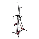 MaxiClimber Vertical Climber Exercise Machine, Home Gym Stepper for Cardio and Strength Training Total Body Workouts with Fitness App, XL-2000, Red