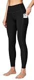 Ewedoos Women's Yoga Pants with Pockets Leggings for Women Tummy Control Compression Workout Leggings for Women New-Black