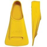 FINIS Zoomers Gold Swim Training Fins - Short Blade Design for Speed & Conditioning - Soft Natural Rubber Fit - Size D