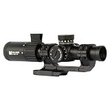 Monstrum Challenger Micro 1-6x LPVO Scope | with HD Glass and Deadlock Scope Mount | Black | BDCB1 Reticle