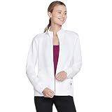 Skechers Women's Go Walk Hoodless Hoodie Jacket, White, S