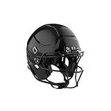 Schutt F7 AiR Youth Football Helmet, Virginia Tech 5-Star Helmet, Lightweight Football Helmet for Youth Football and Middle School, Medium, Molded Gloss Black, Facemask Attached