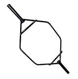 CAP Barbell Olympic Hex Trap Bar with Combo Neutral Grips – Black Finish