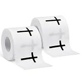 MiniInflat 2 Pcs Christian Cross Athletic Tape, White, Crosses
