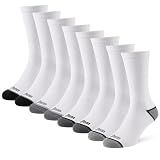 Penn Tennis Socks Men, 8 Pack Crew - Athletic Gym Pickleball Socks for Men