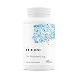 THORNE - Zinc Picolinate 15 mg - Highly Absorbable Zinc Supplement - Supports Immune System, Eye, Skin & Reproductive Health* - Third-Party Certified - Gluten, Dairy & Soy-Free - 60 Capsules